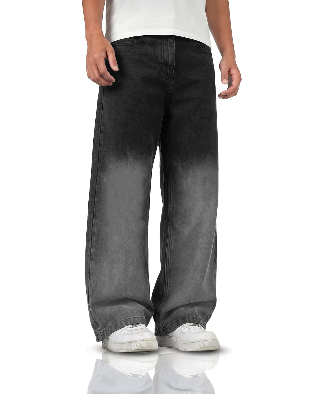 Black Therapy Baggy Jeans