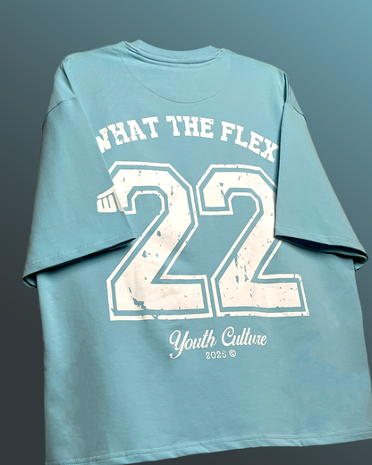 Rebirth Blue Boxy-Fit T-Shirt