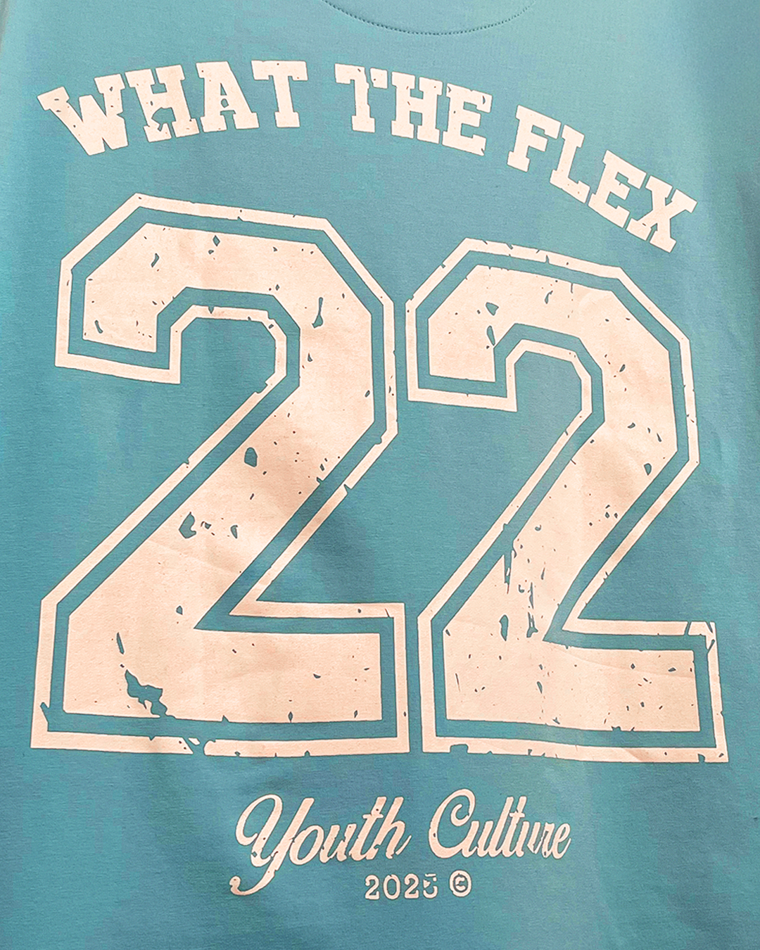 Rebirth Blue Boxy-Fit T-Shirt