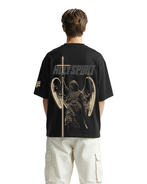 Holy Spirit Black Heavyweight T-Shirt