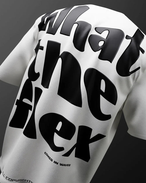 Bleed Flex White Heavyweight Oversized T-shirt