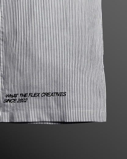 All Things Black Striped Shirt