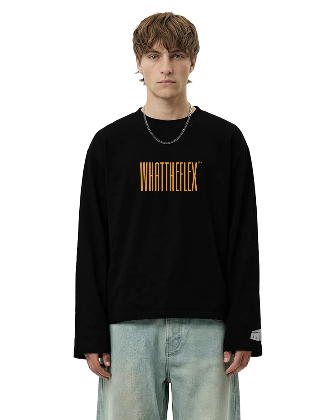 Alpha Full Sleeves Boxy-Fit Tshirt