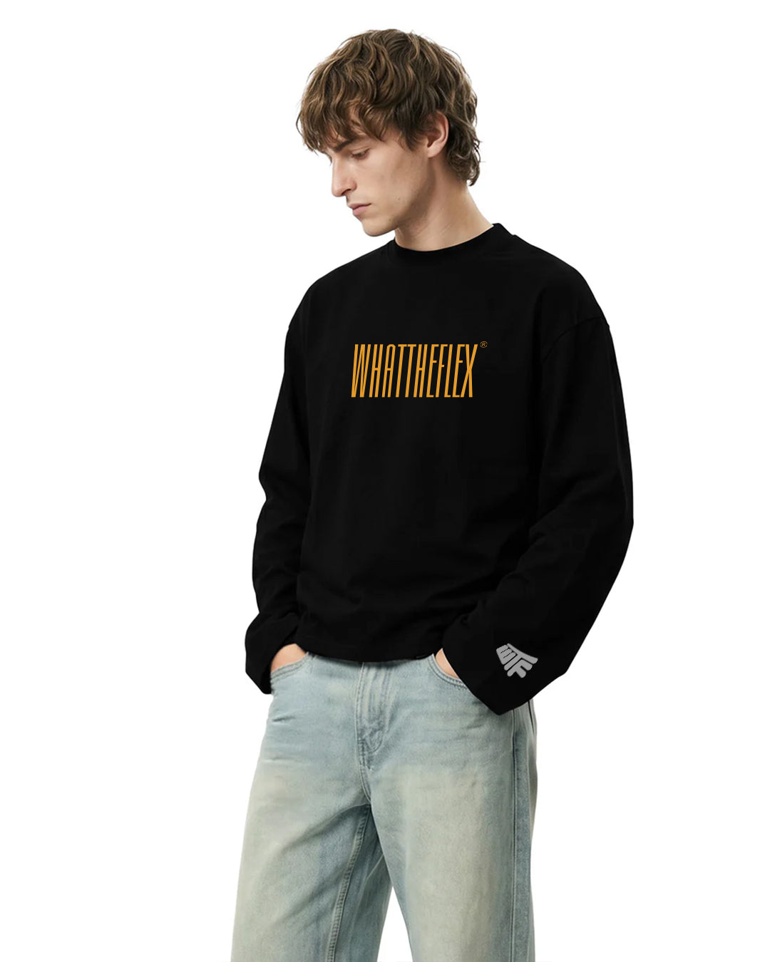 Alpha Full Sleeves Boxy-Fit Tshirt