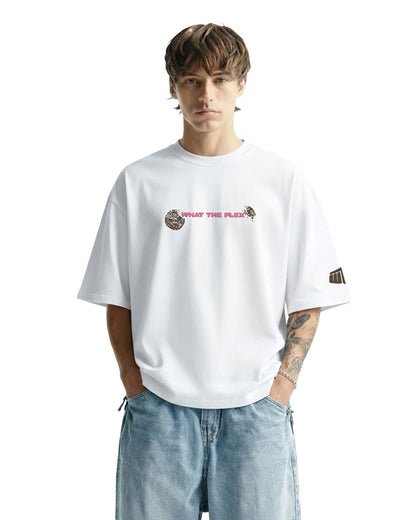 Ate It Boxy-Fit White T-shirt