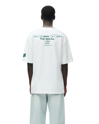 Achievement Oversized White T-shirt