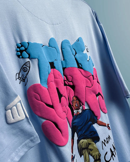 Travis Oversized T-Shirt - WHAT THE FLEX