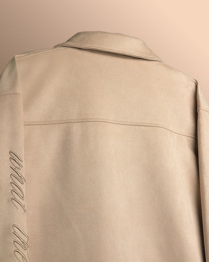 Human Made Cream Suede Jacket
