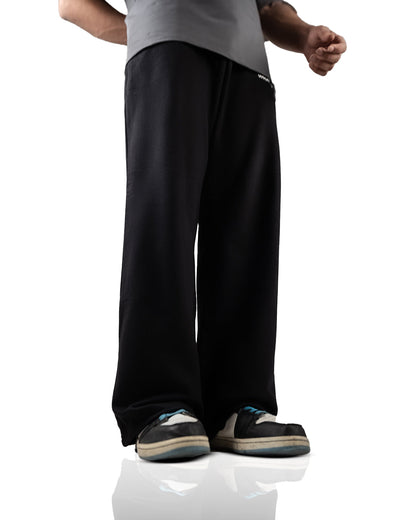 Black Essential Cotton Pants