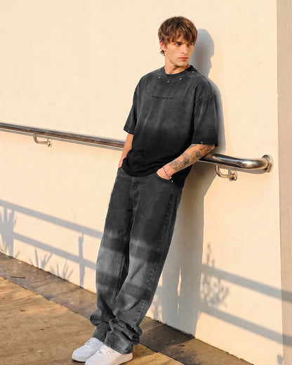 Black Therapy Baggy Jeans