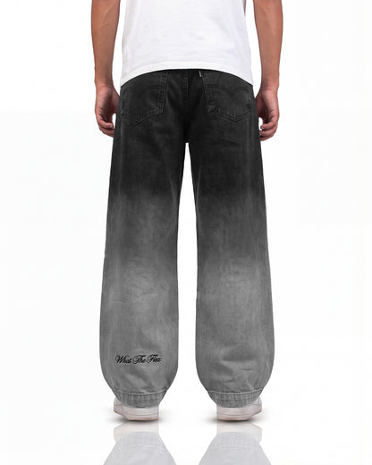 Black Therapy Baggy Jeans