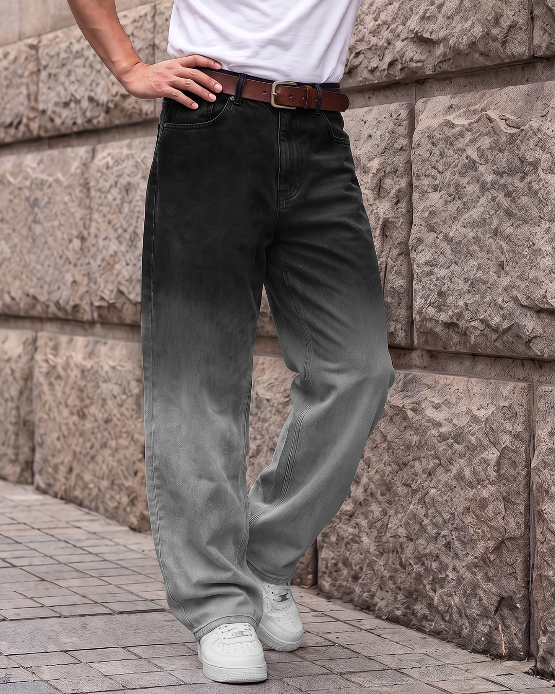 Black Therapy Baggy Jeans