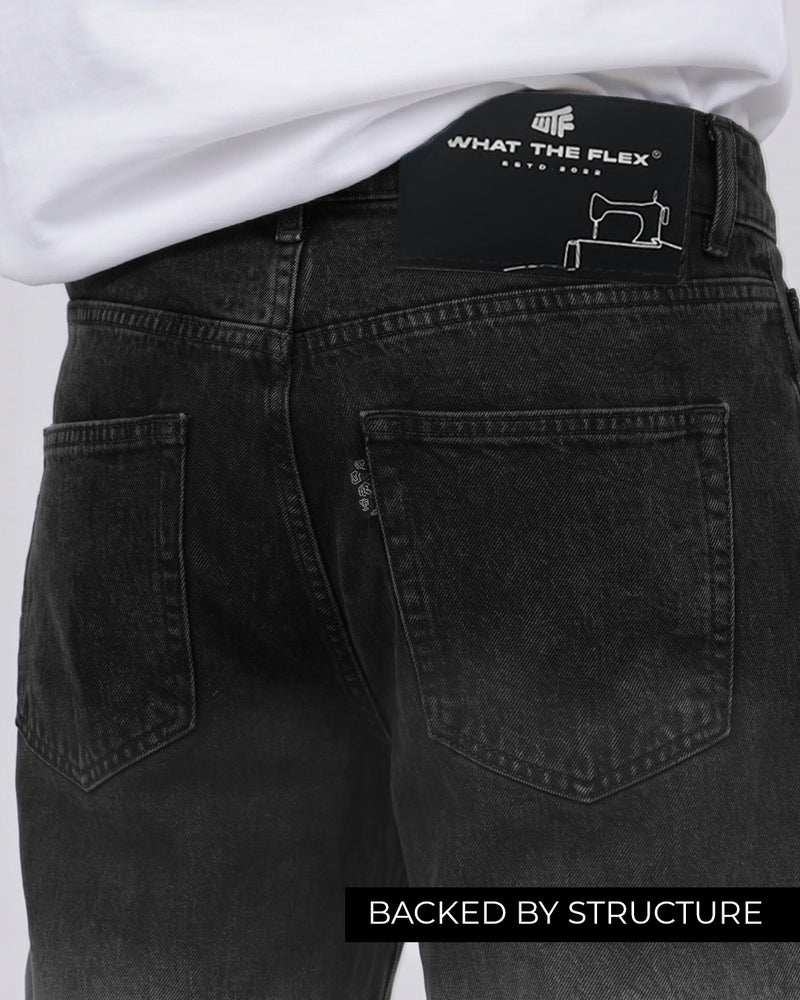 Black Therapy Baggy Jeans