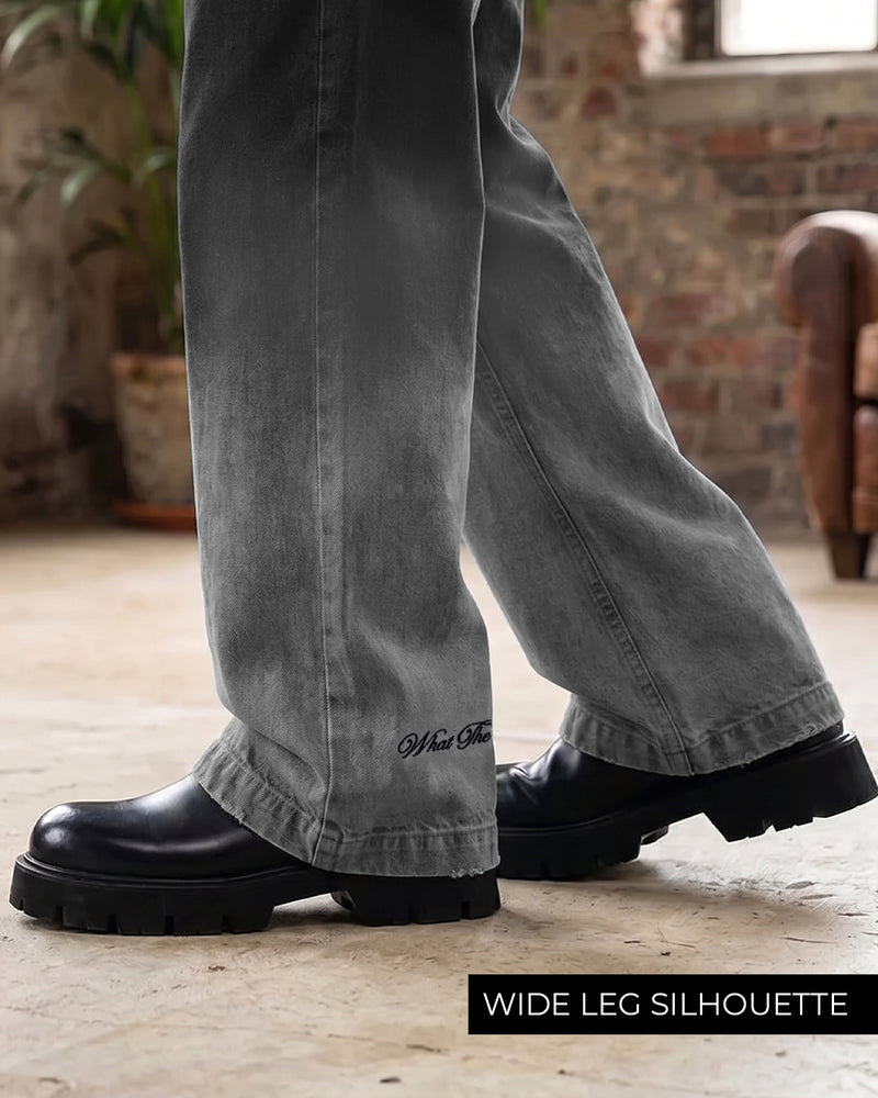 Black Therapy Baggy Jeans