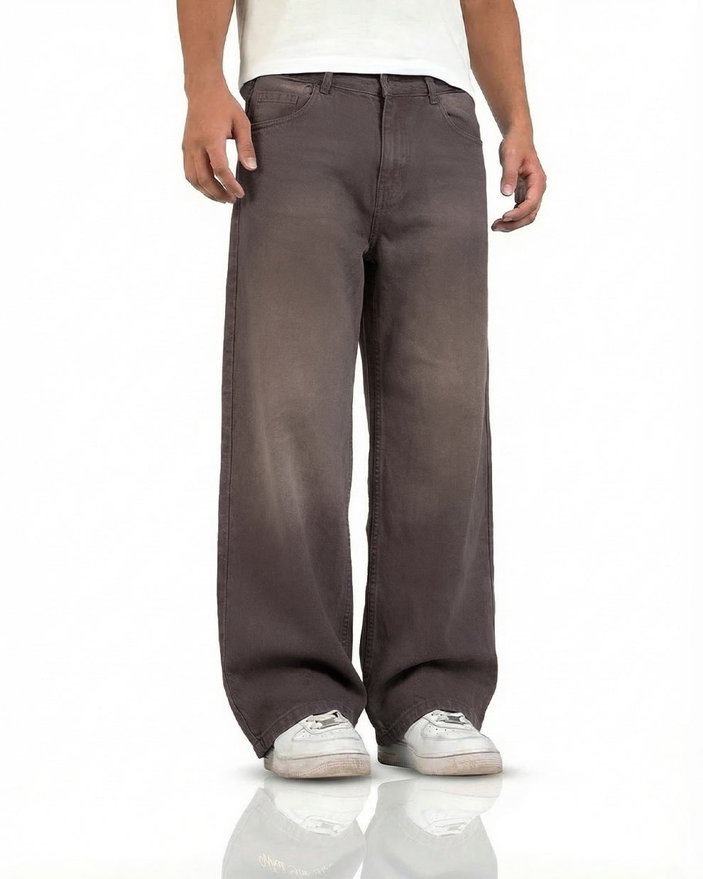 Vintage Brown Baggy Jeans