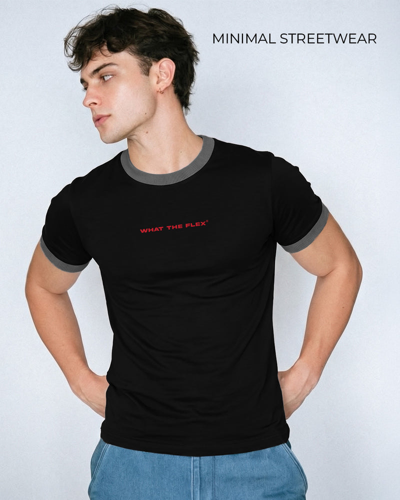By Myself Slim Fit Ringer T-shirt