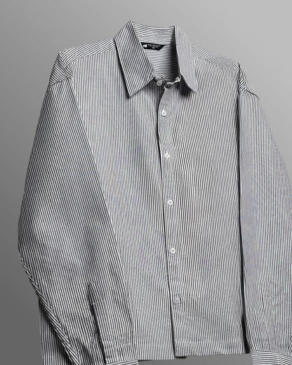 Basic Black Striped Shirt