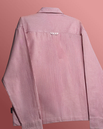 Basic Red Striped Shirt