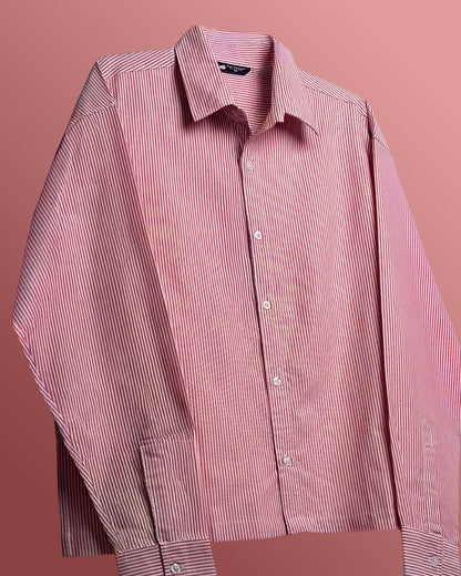 Basic Red Striped Shirt