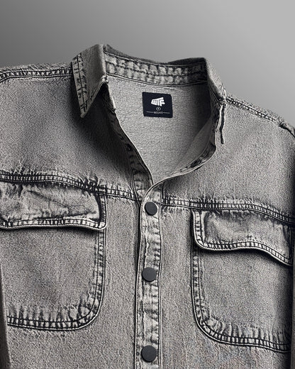 Blank Space Grey Denim Shirt