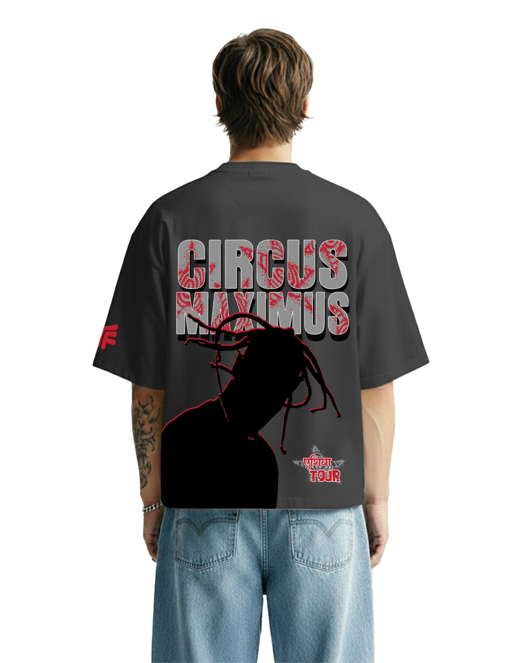 Travis Scott Black Printed Tshirt