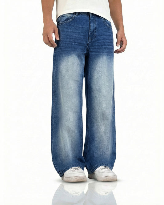Cool Blue Baggy Jeans