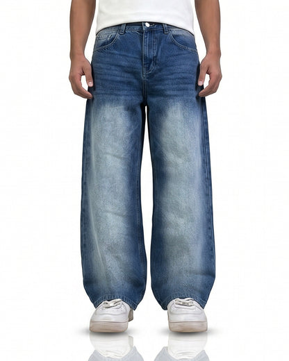 Cool Blue Baggy Jeans