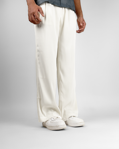 Cream Classic Korean Pants
