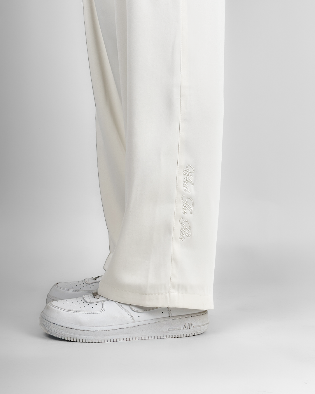 Cream Classic Korean Pants