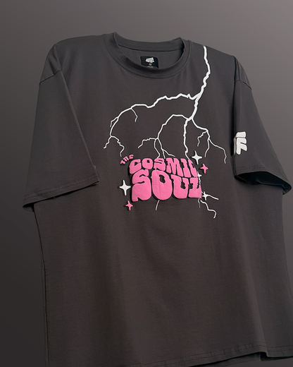 Dark Hours Grey Oversized T-shirt