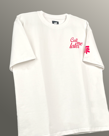 Deadlines Heavyweight White T-Shirt