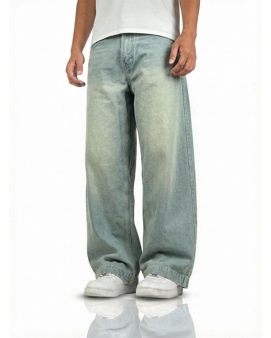 Frost Blue Baggy Jeans