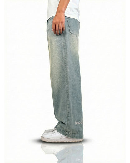 Frost Blue Baggy Jeans