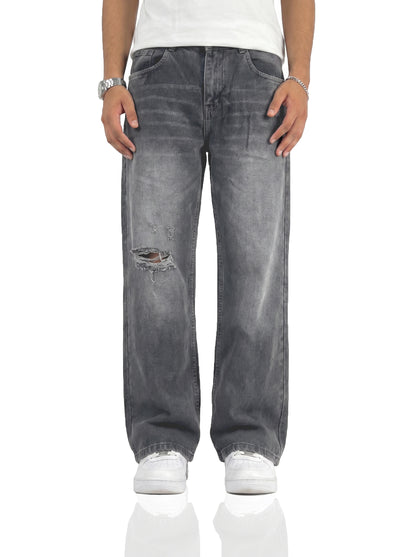 Ghost Grey Straight Cut Jeans Jeans
