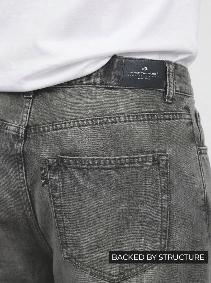 Ghost Grey Straight Cut Jeans Jeans