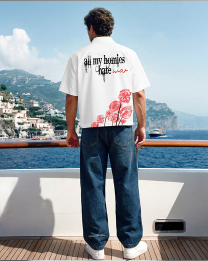 Hate War Half Sleeves Shirt
