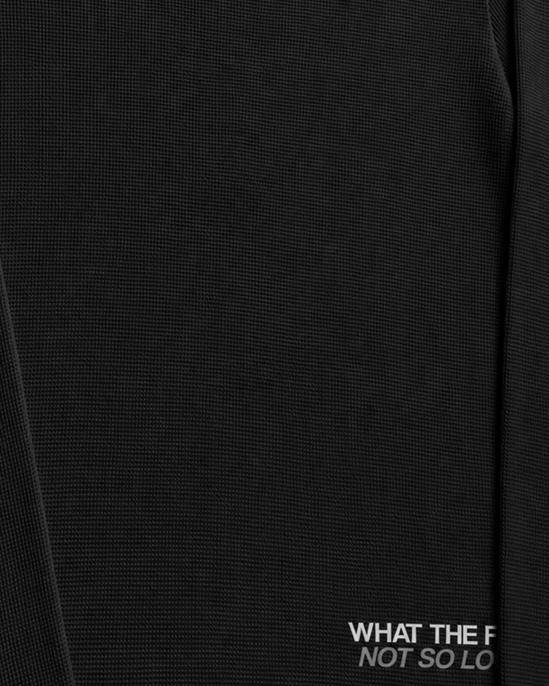 Not So Loud Black Henley T-Shirt
