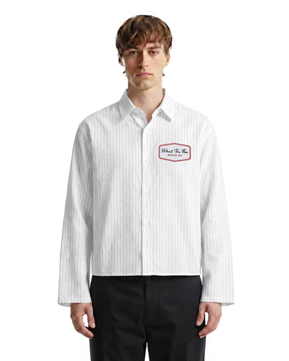 Lost faces Linen Striped Shirt