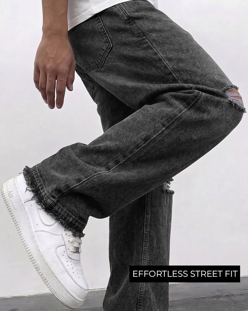 Lost Black Rugged Jeans