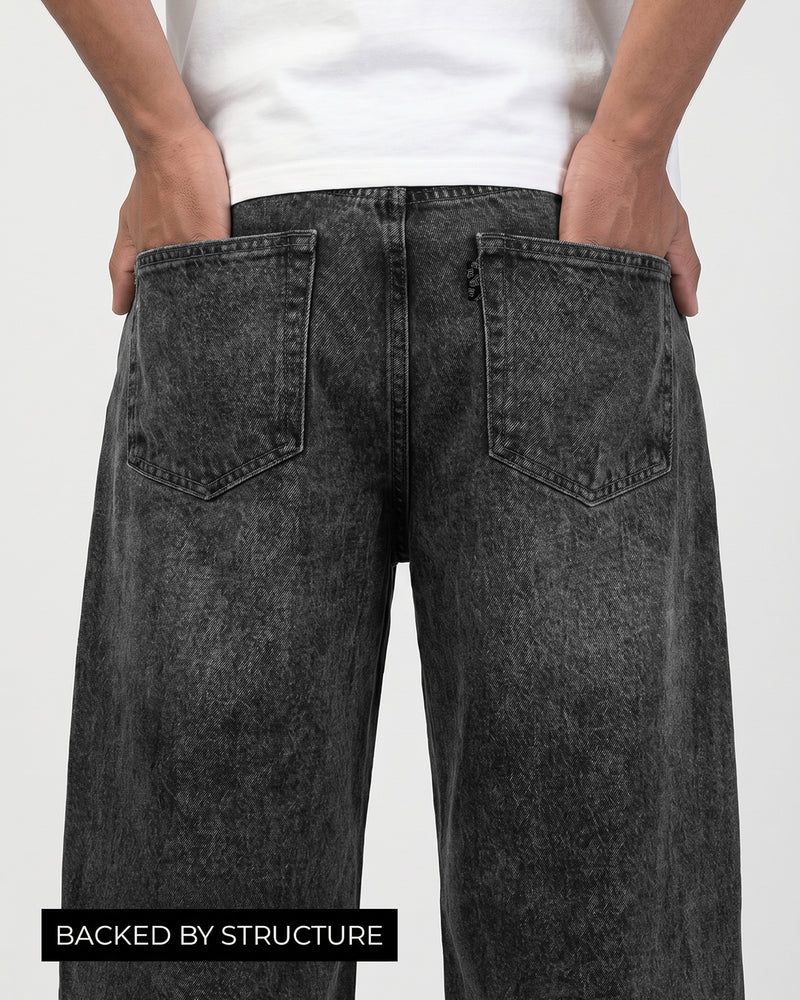 Lost Black Rugged Jeans