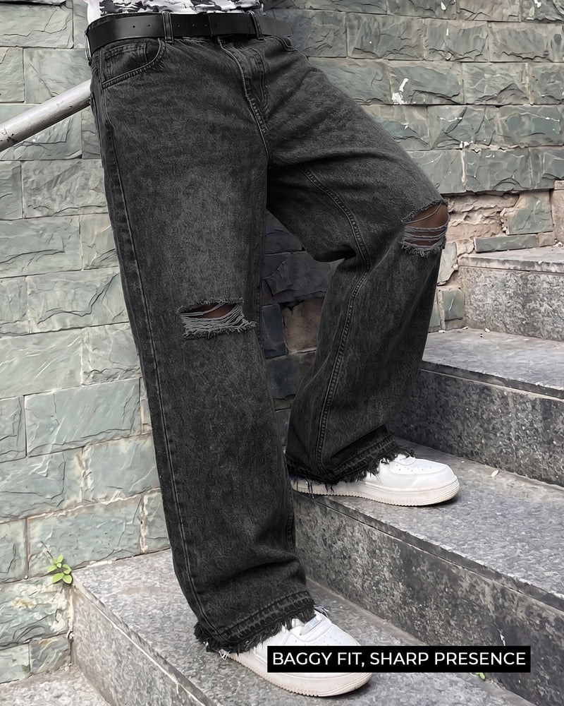 Lost Black Rugged Jeans