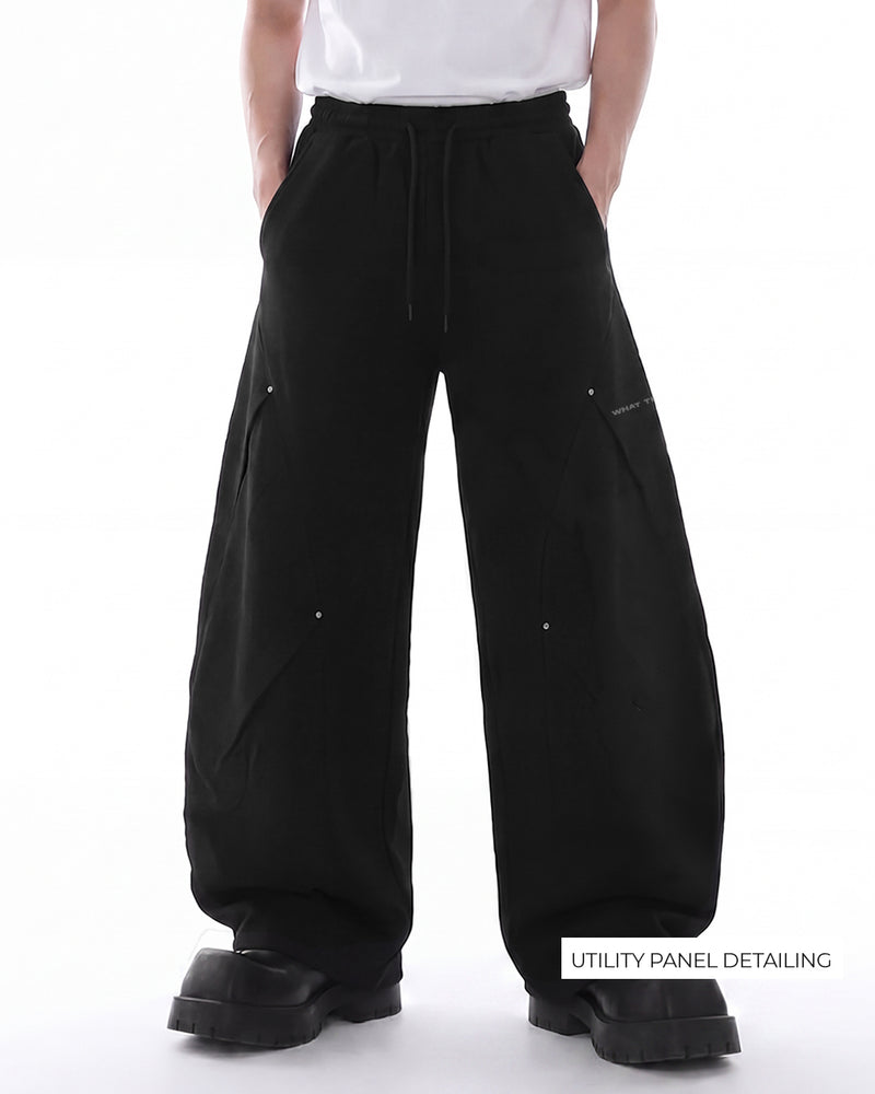 Metal Black Samurai Cotton Pants