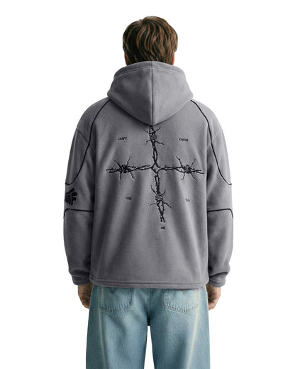 Mystery Grey Cloud Feel Hoodie