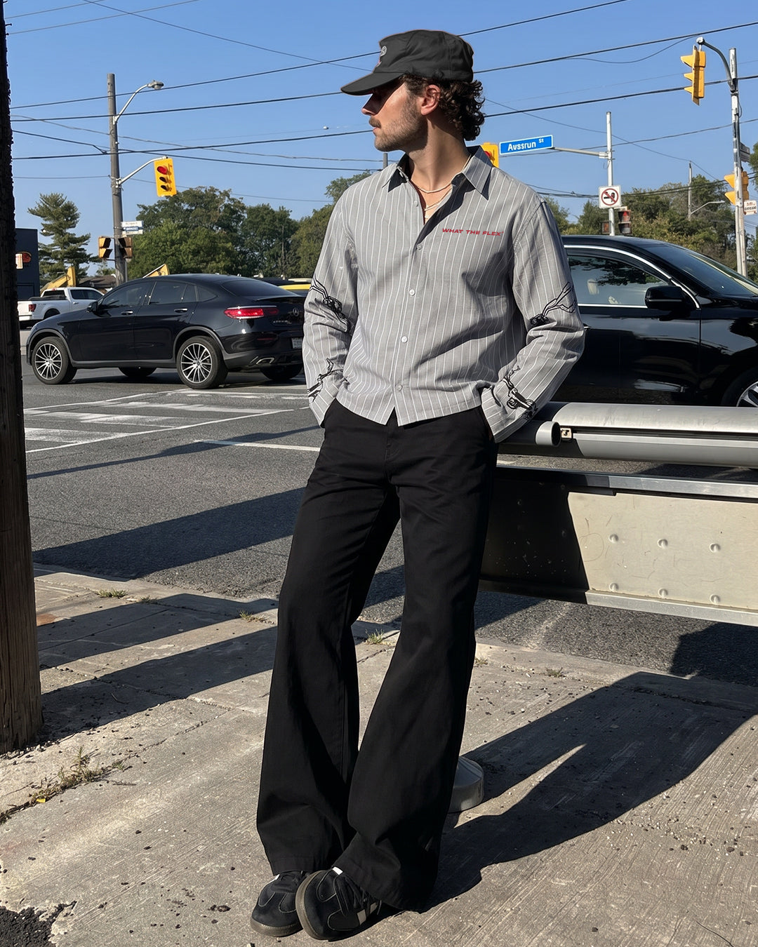 My Place Linen Striped Shirt