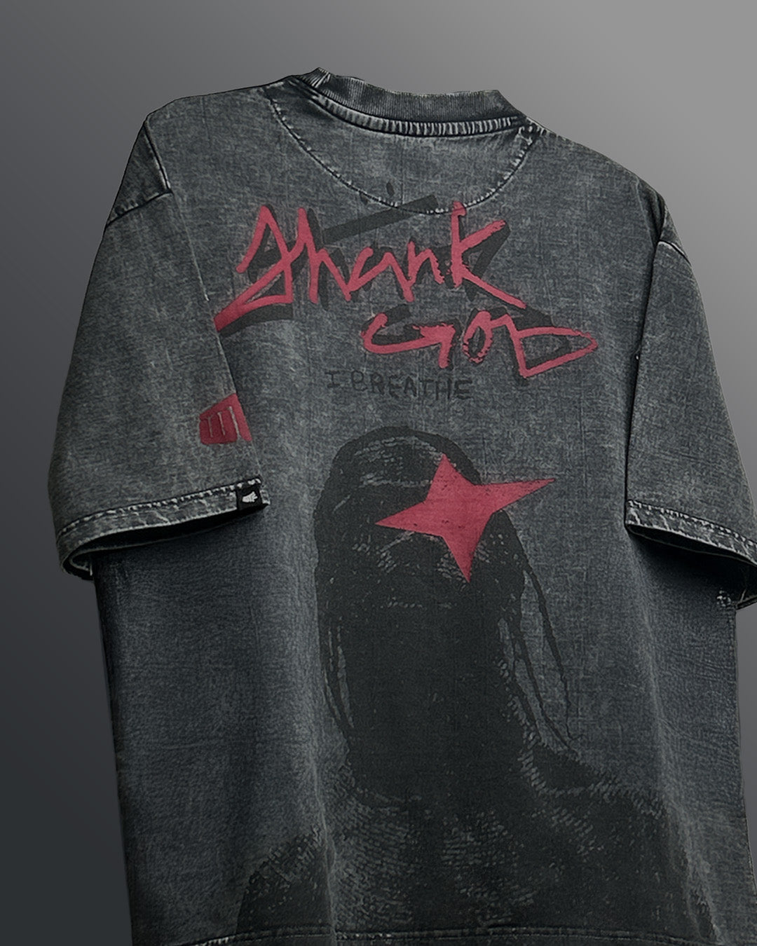 Maximus Travis Scott Acid Wash Boxy-Fit T-shirt