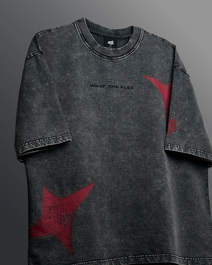 Maximus Travis Scott Acid Wash Boxy-Fit T-shirt