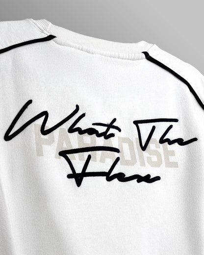 Paradise Oversized White Sweatshirt
