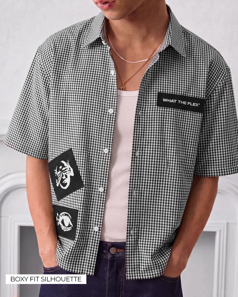Poisoned Youth Fusion Checks Half Shirt
