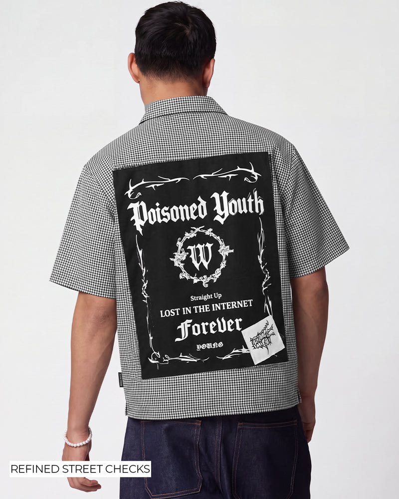 Poisoned Youth Fusion Checks Half Shirt