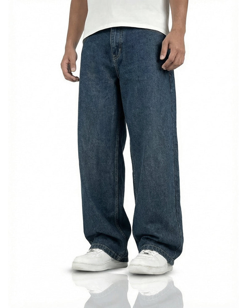 Phantom Blue Baggy Jeans